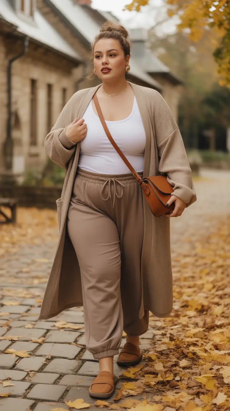 plus size outfits Cozy Neutrals for Everyday Comfort