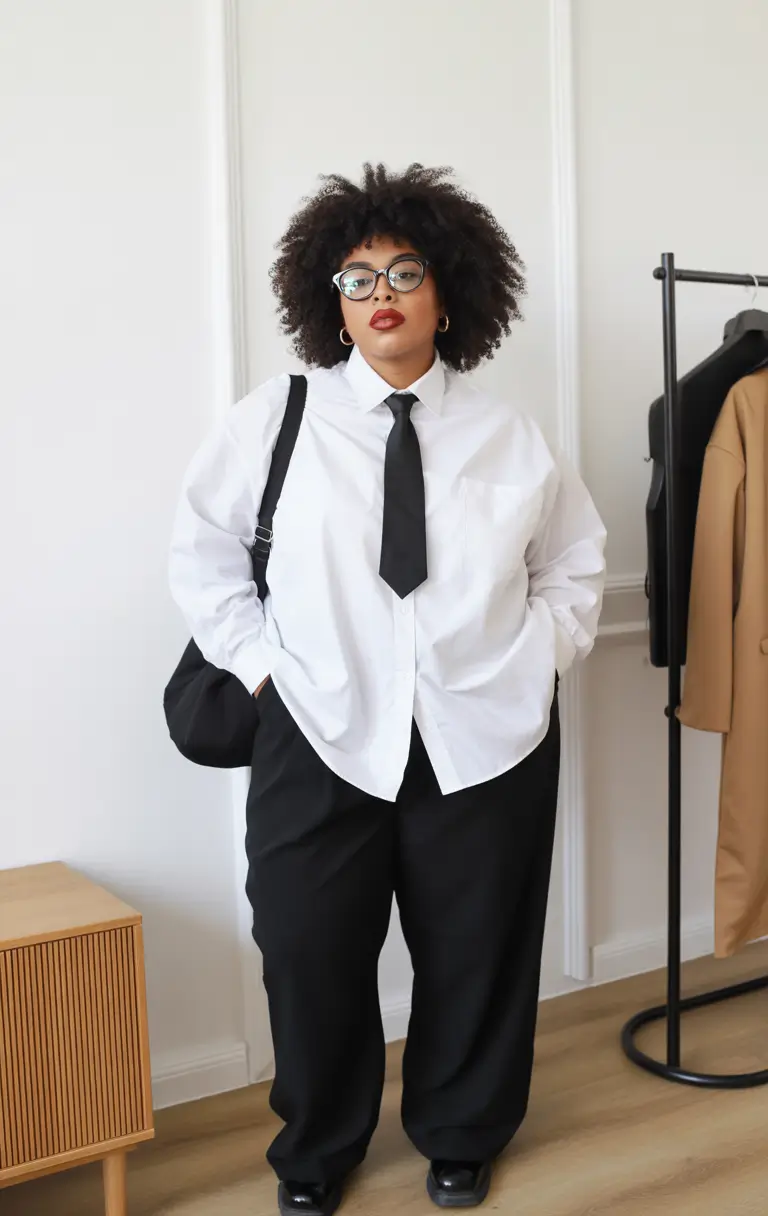 plus size outfits The Modern Power Look