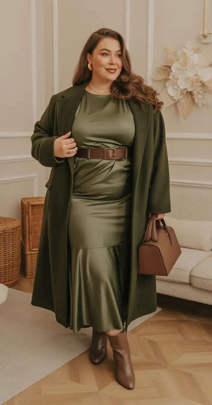 plus size outfits Satin and Strength