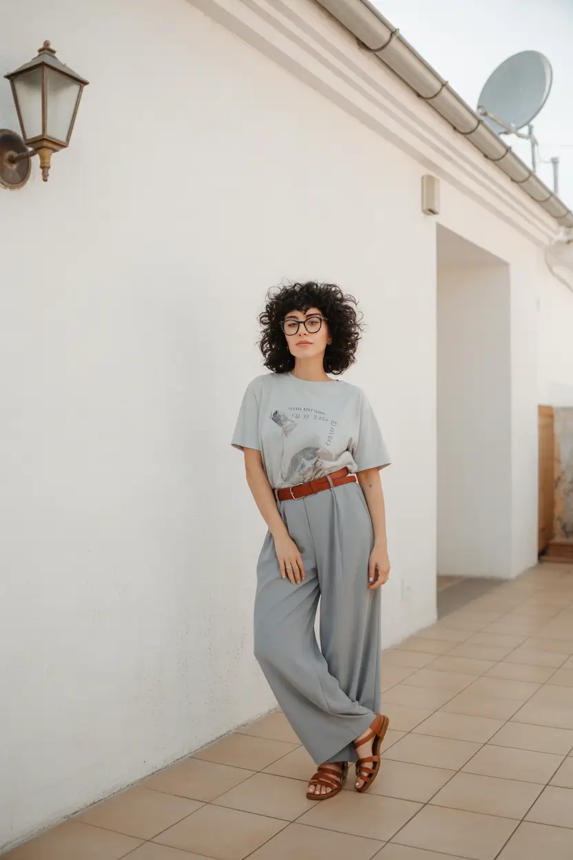 mom outfits Soft Neutrals With an Effortless Edge