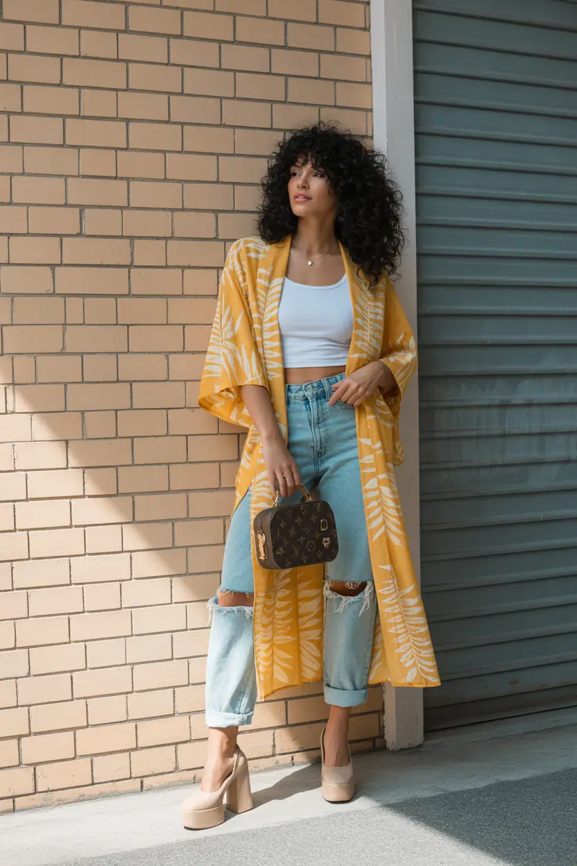 mom outfits Sunlight and Denim Dreams