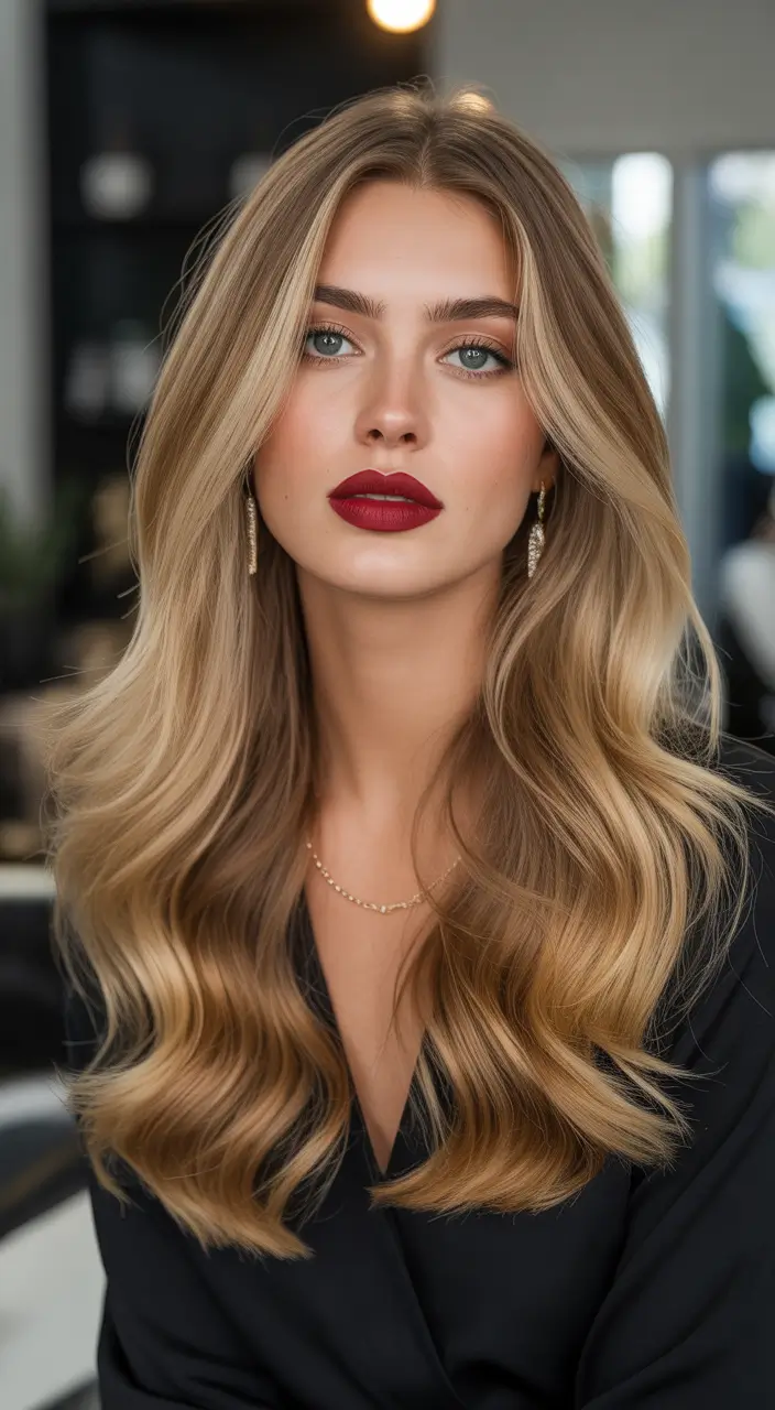 honey blonde hair color Rich Honey Soft Waves
