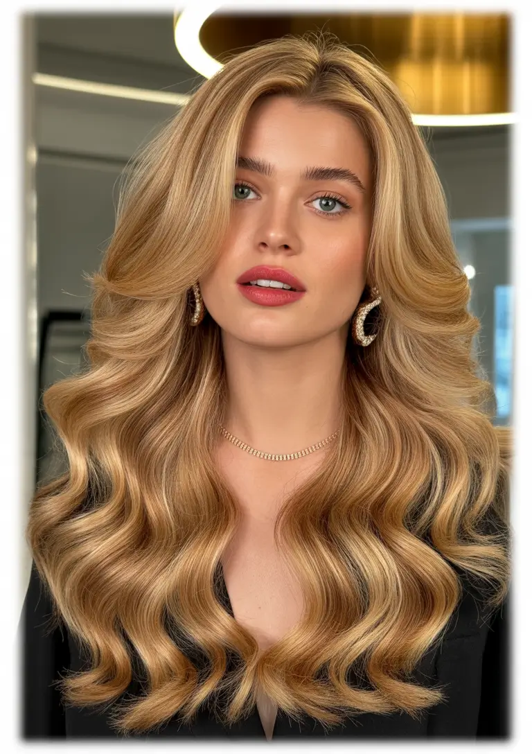 honey blonde hair color Golden Honey Volume And Radiance