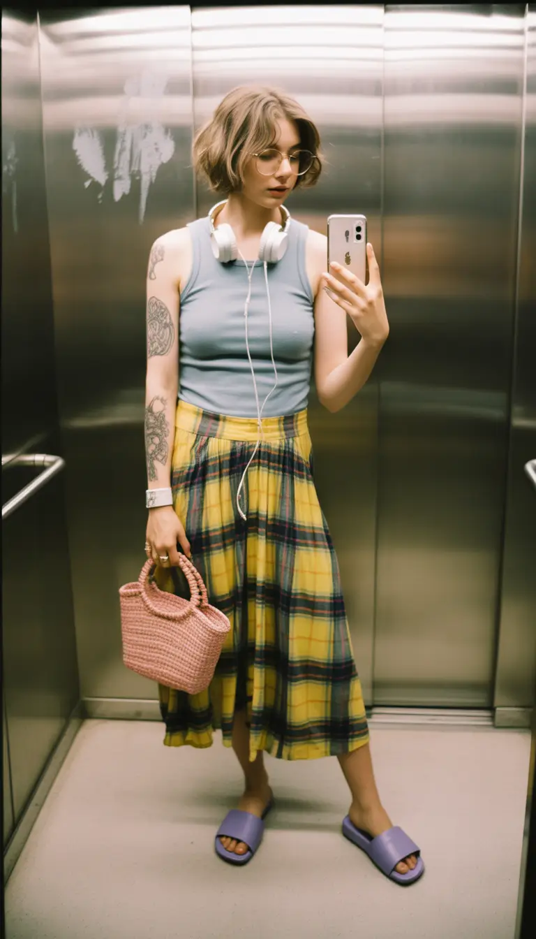 lazy day outfits ideas 2026 Soft grunge sunshine