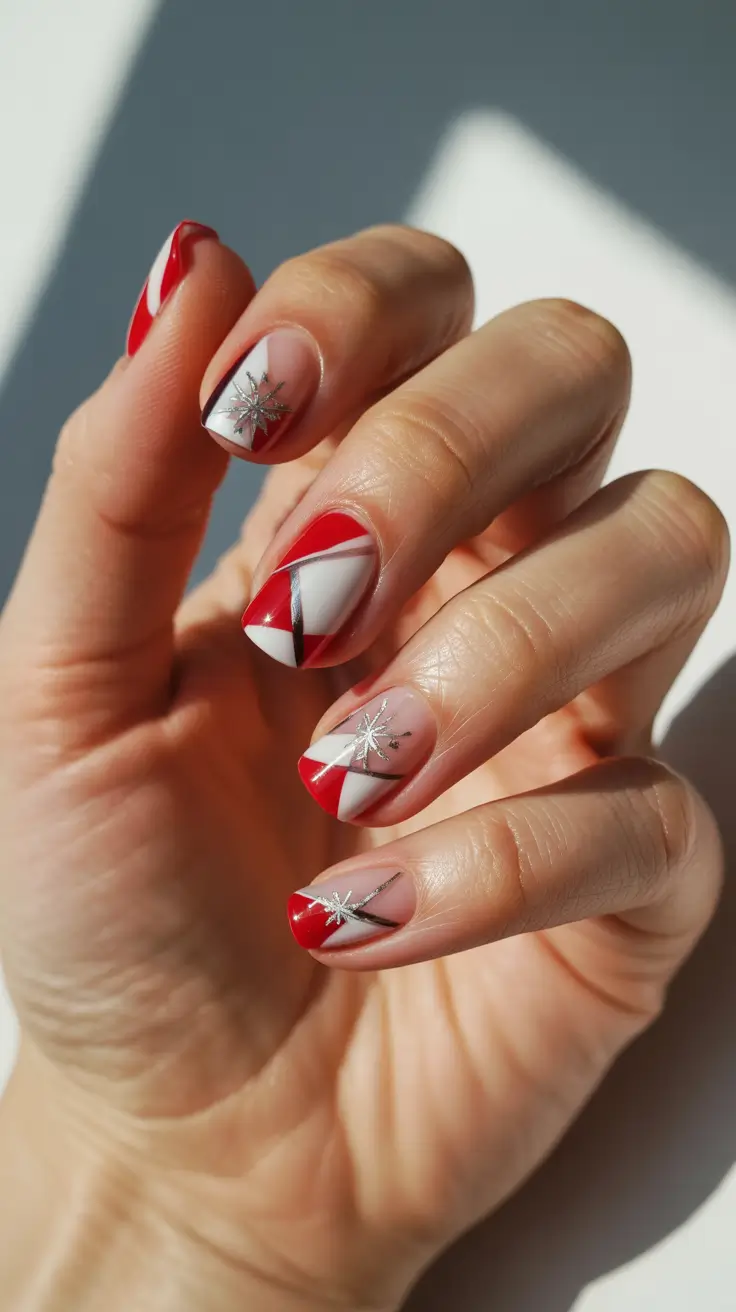 Nail design for December 2025 Festive Angles