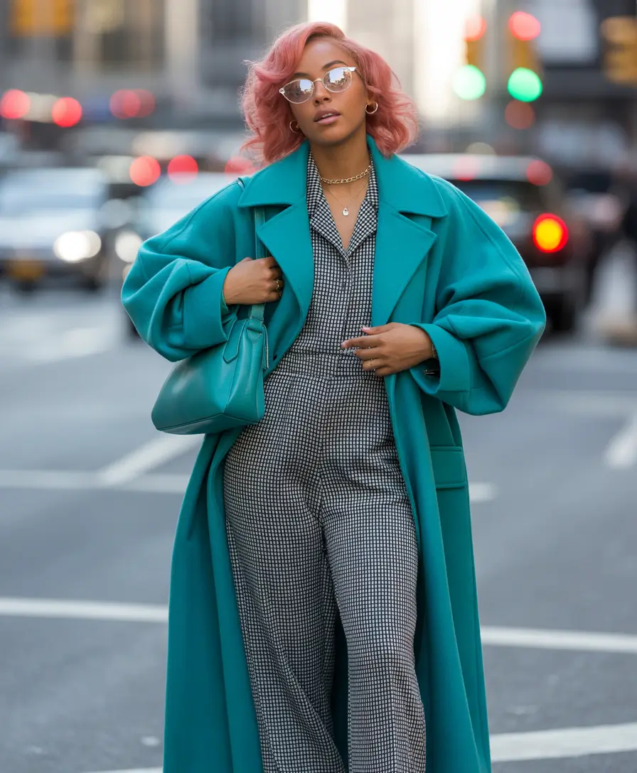 new york outfits september Trench Coat Cool with a Pop of Attitude