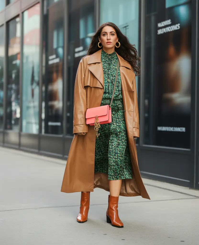 new york outfits winter Monochrome Magic in Lavender