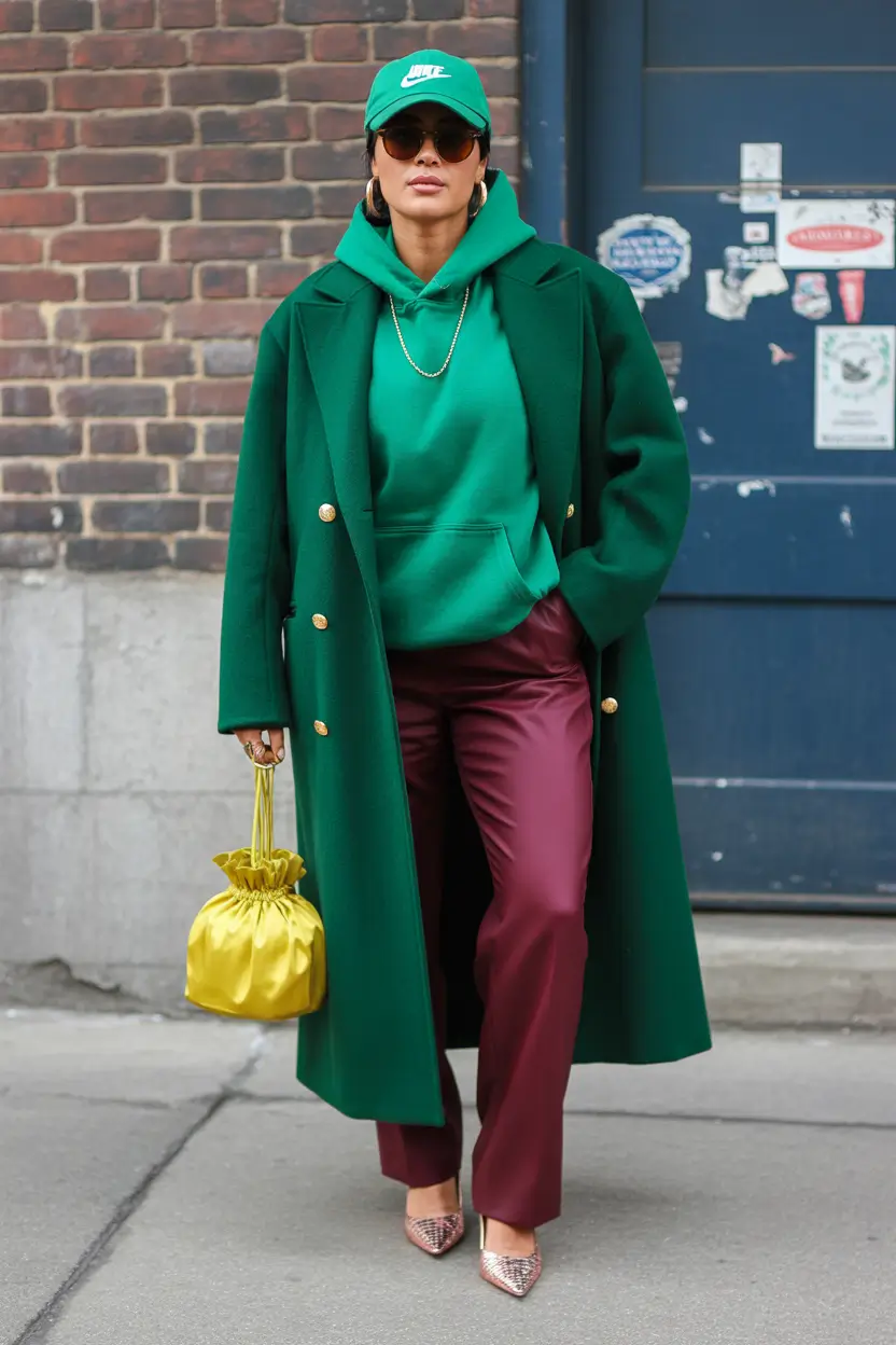 new york outfits november Emerald Layers and Street Royalty