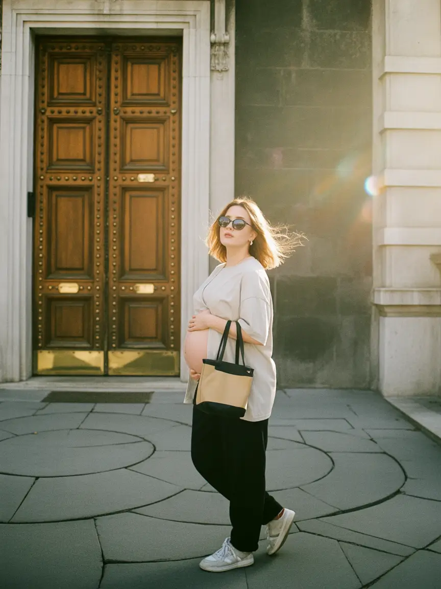 pregnancy outfits casual Relaxed Neutrals for Elevated Daily Comfort