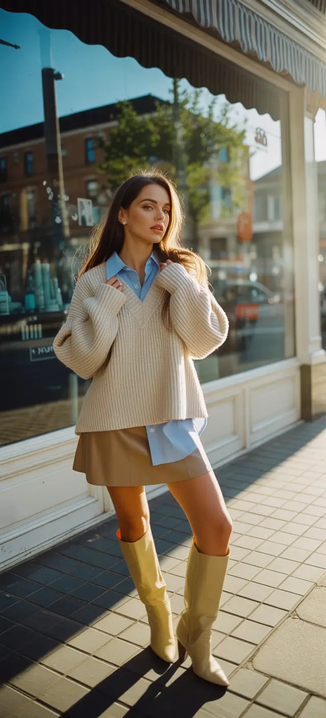 preppy outfits 2026 City Smart Layers with a Modern Preppy Glow