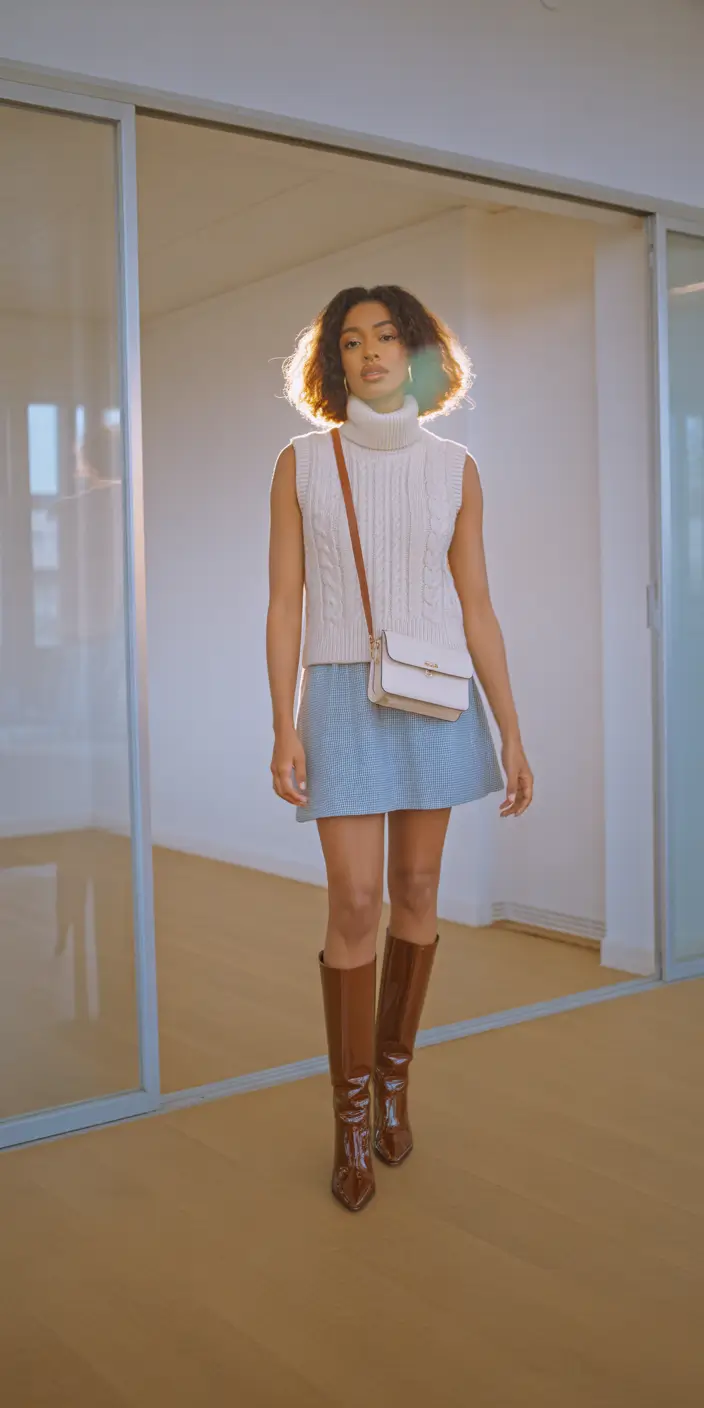 preppy outfits 2026 Minimalist Blue Prep with a Clean Luxury Feel