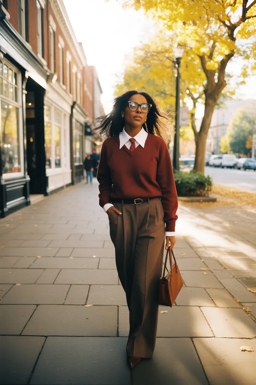 stylish blazer outfits 2026 warm tones and relaxed fall tailoring