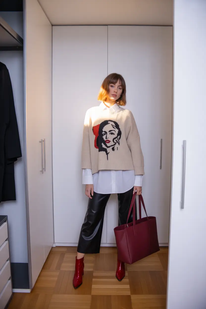 modest-outfits-2026-graphic-knitwear-clean-leather-lines