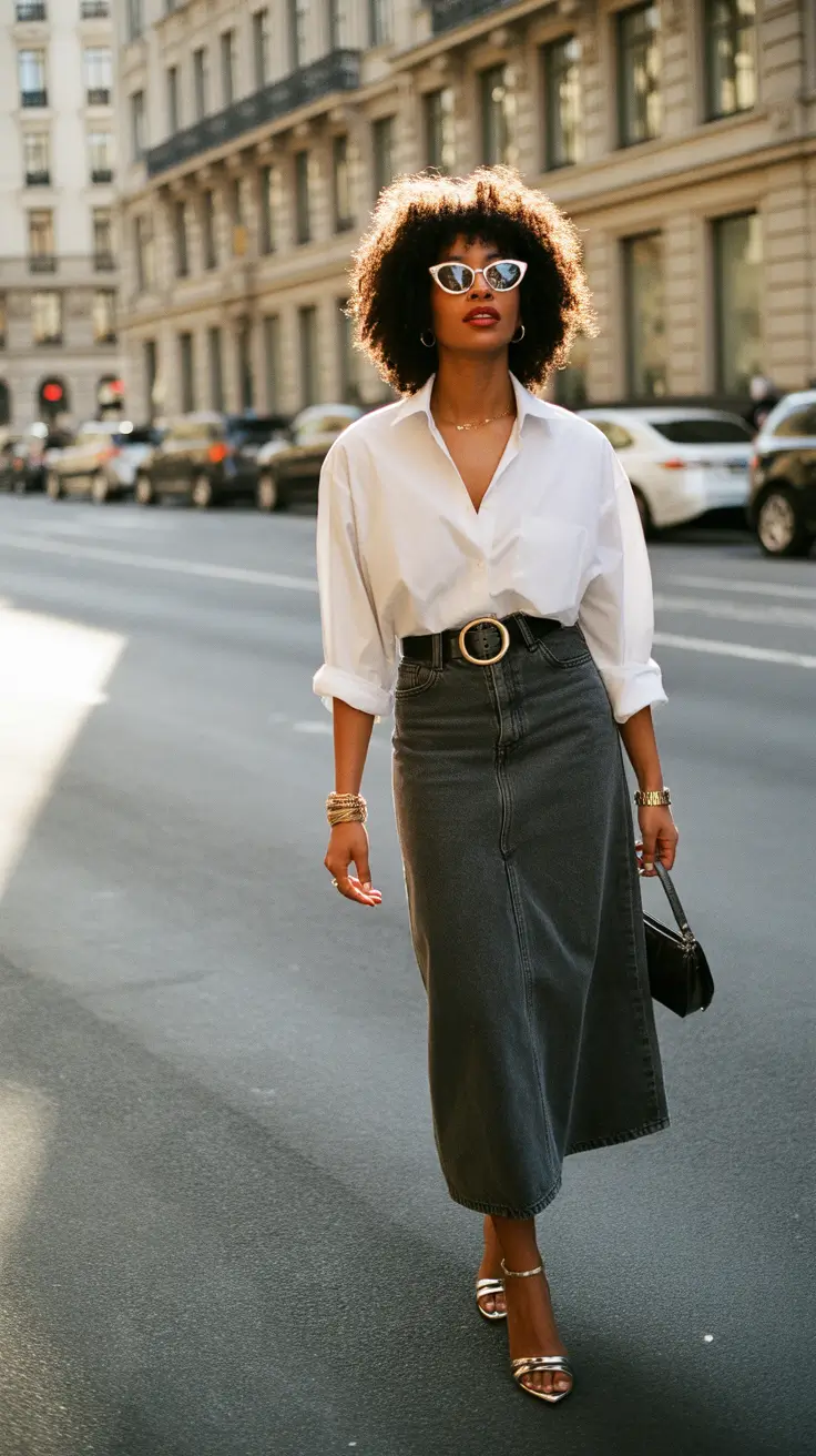 summer outfits for black women 2026 effortless street classic in crisp whites