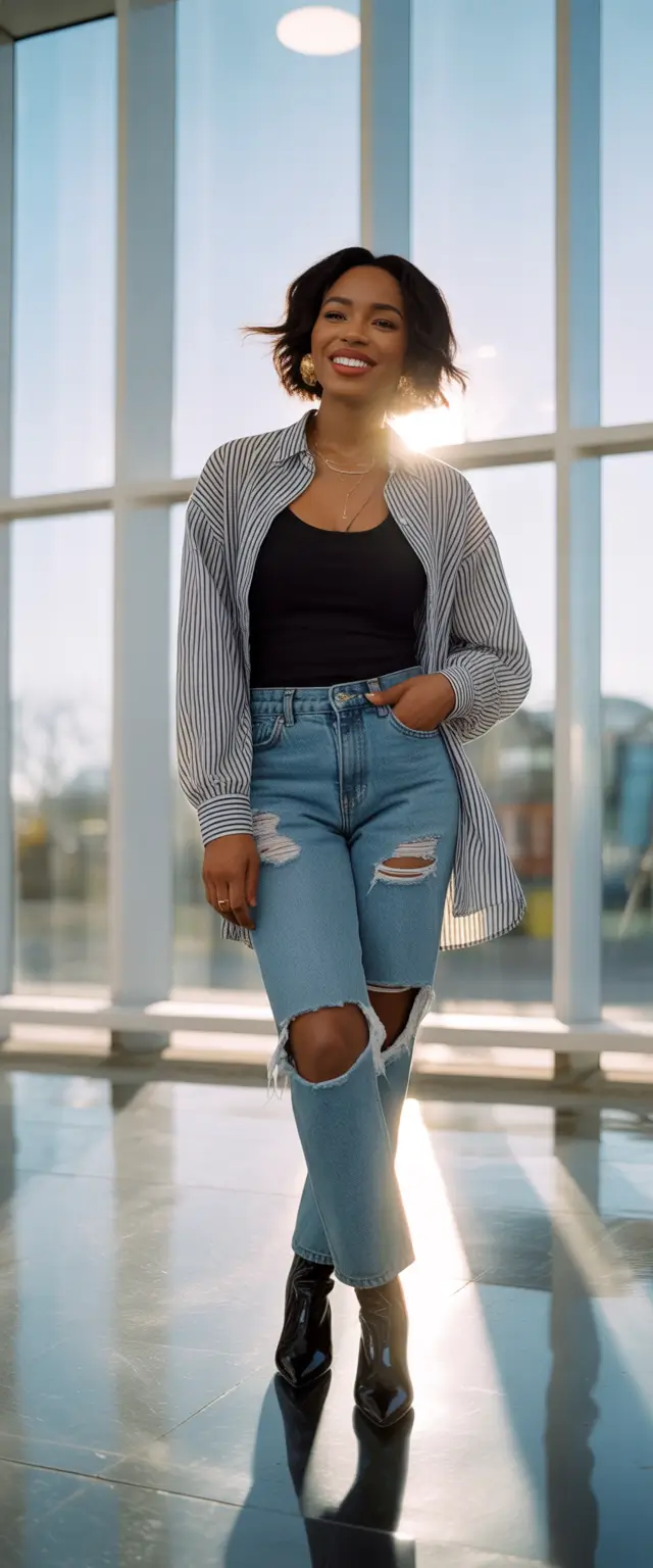 summer outfits for black women 2026 layered lightness for warm urban days