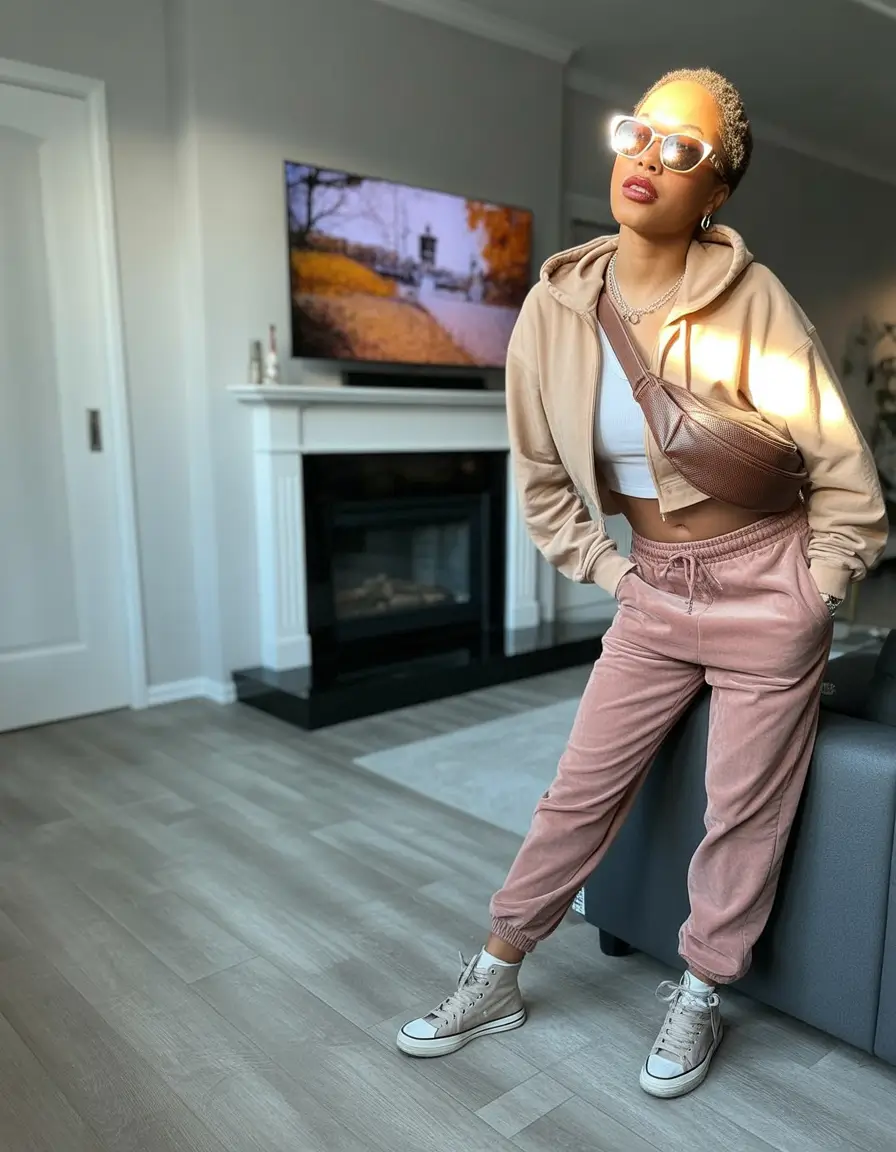 fashion outfits neutral athleisure with a soft minimalist finish