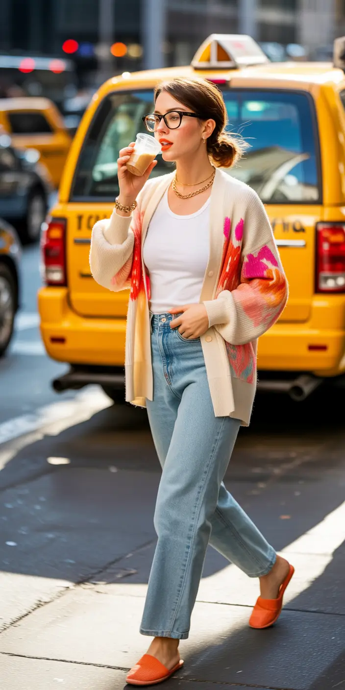 fashion outfits city chic brights with a polished everyday glow