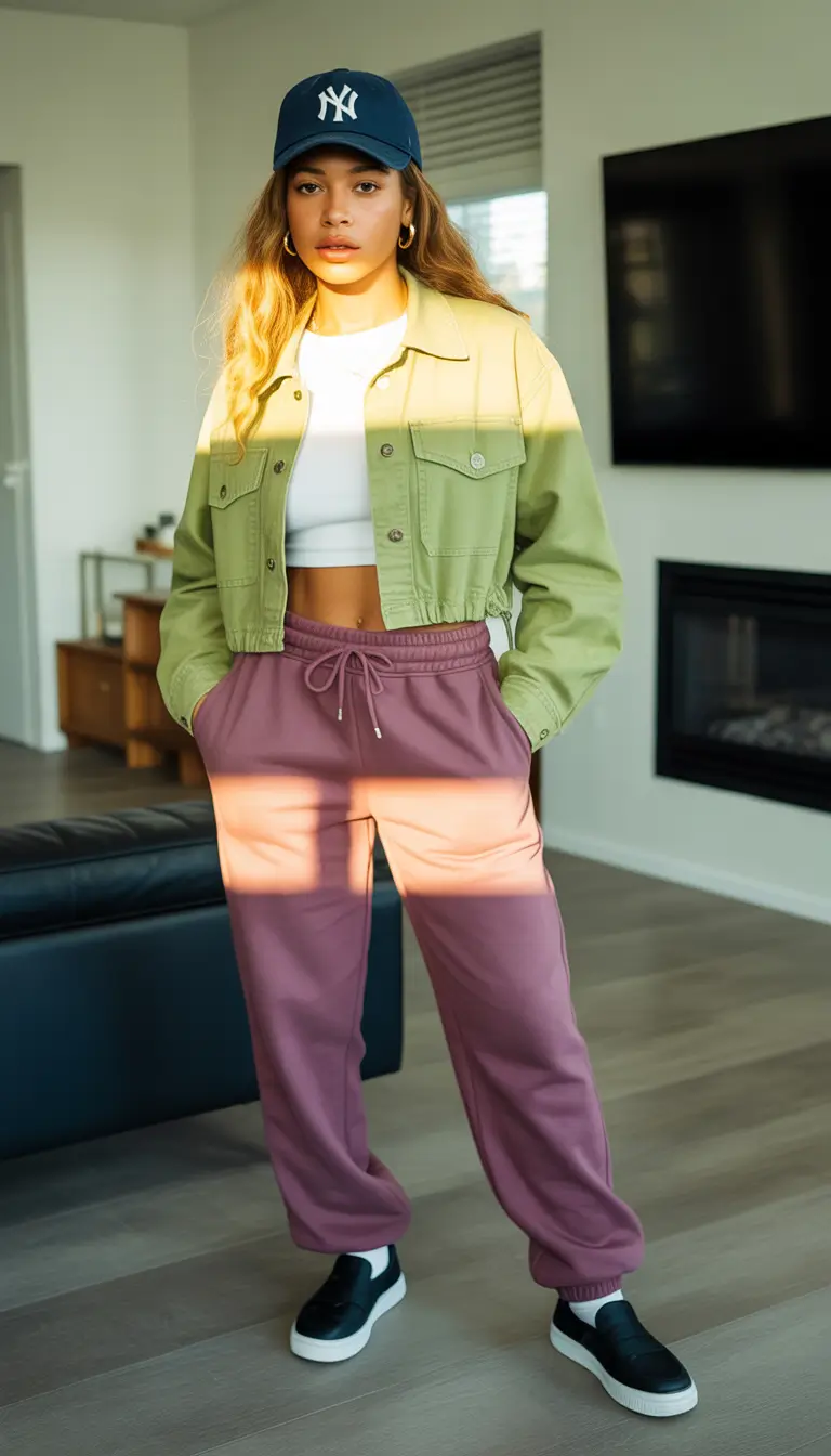 fashion outfits relaxed athleisure with a soft layered fall feel