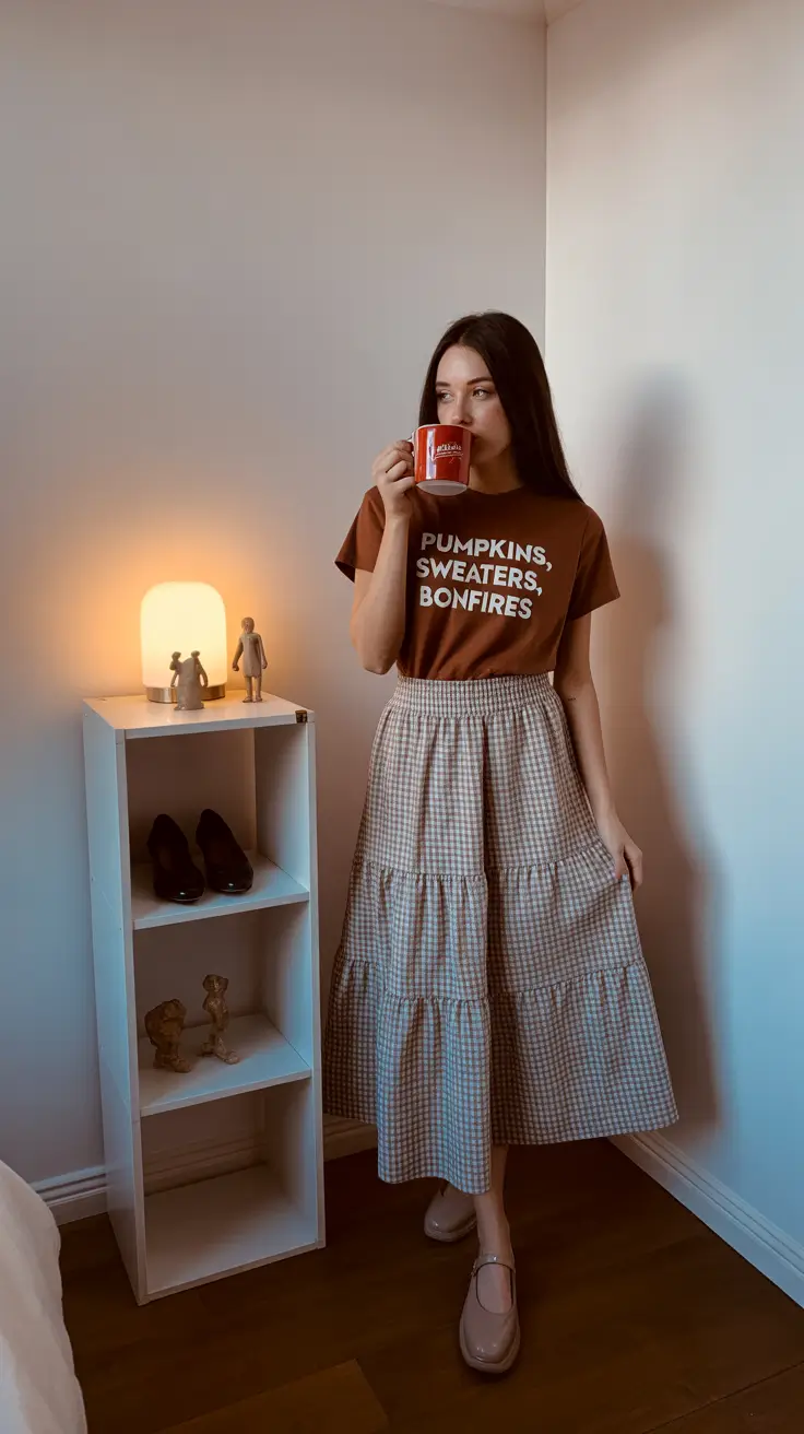 trendy outfits 2026 autumn nostalgia in neutrals