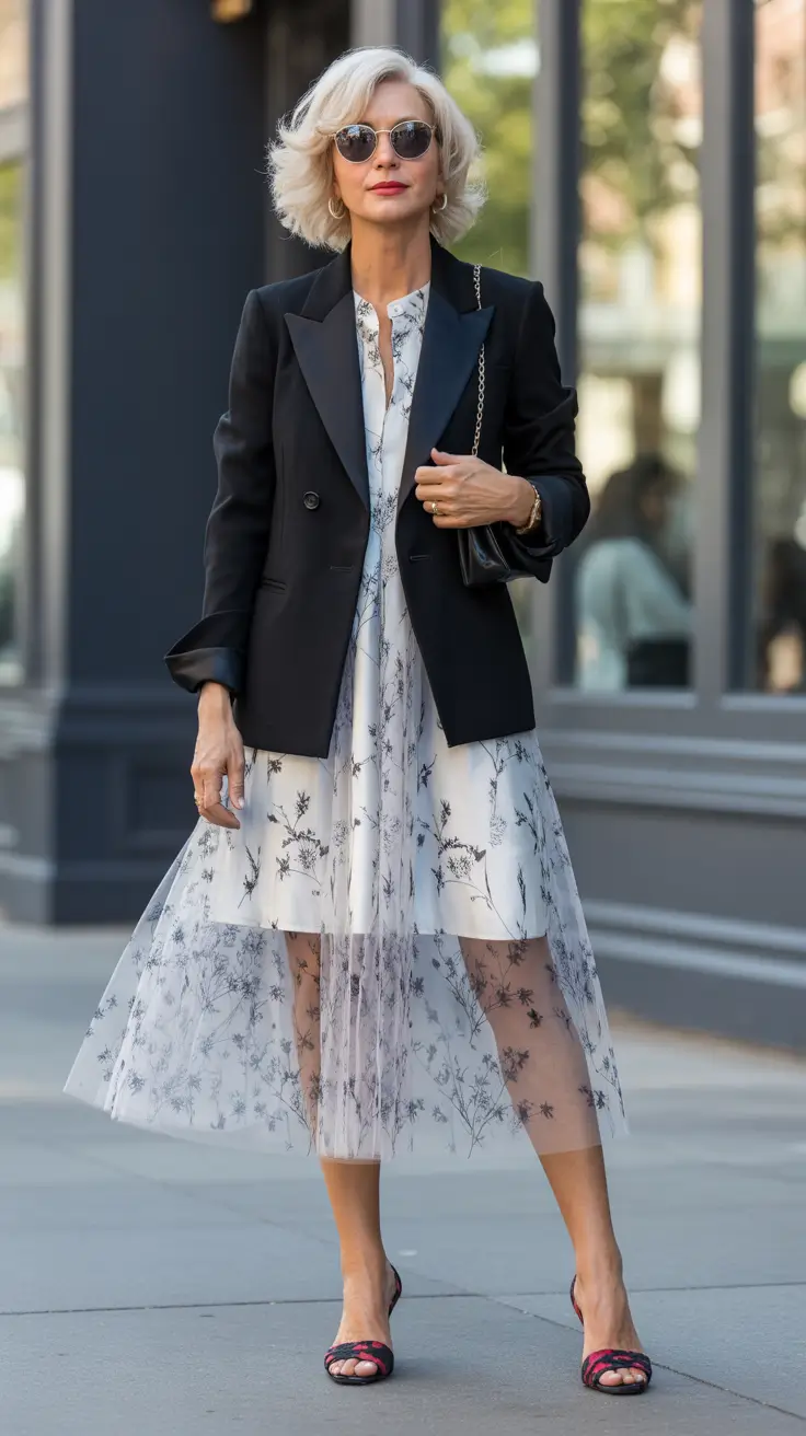 Outfits for Women Over 50 Modern Romance in Monochrome