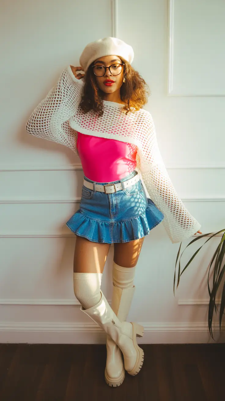 y2k outfits Soft French Y2K Lightplay