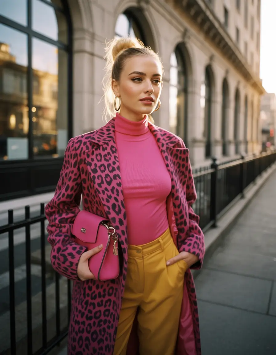 y2k outfits Urban Pink Power Statement