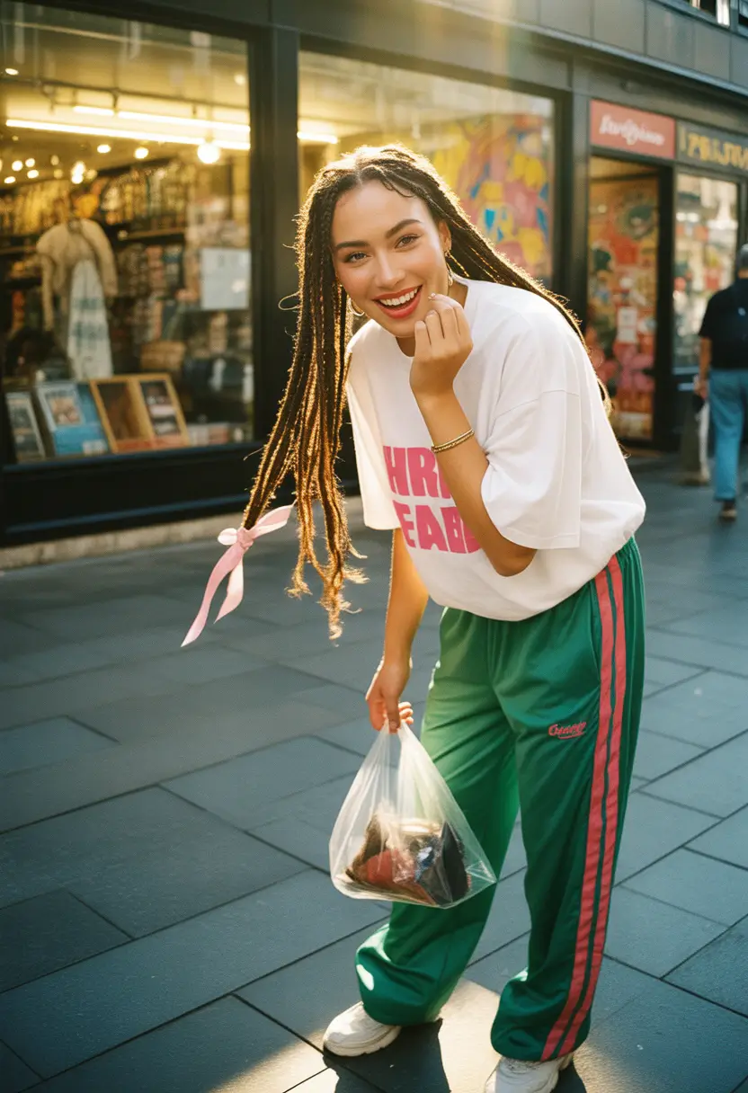 y2k outfits Sporty Retro Street Pop