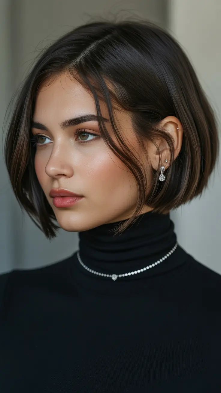Best bob haircuts 2026 Refined Minimalist Chin Bob