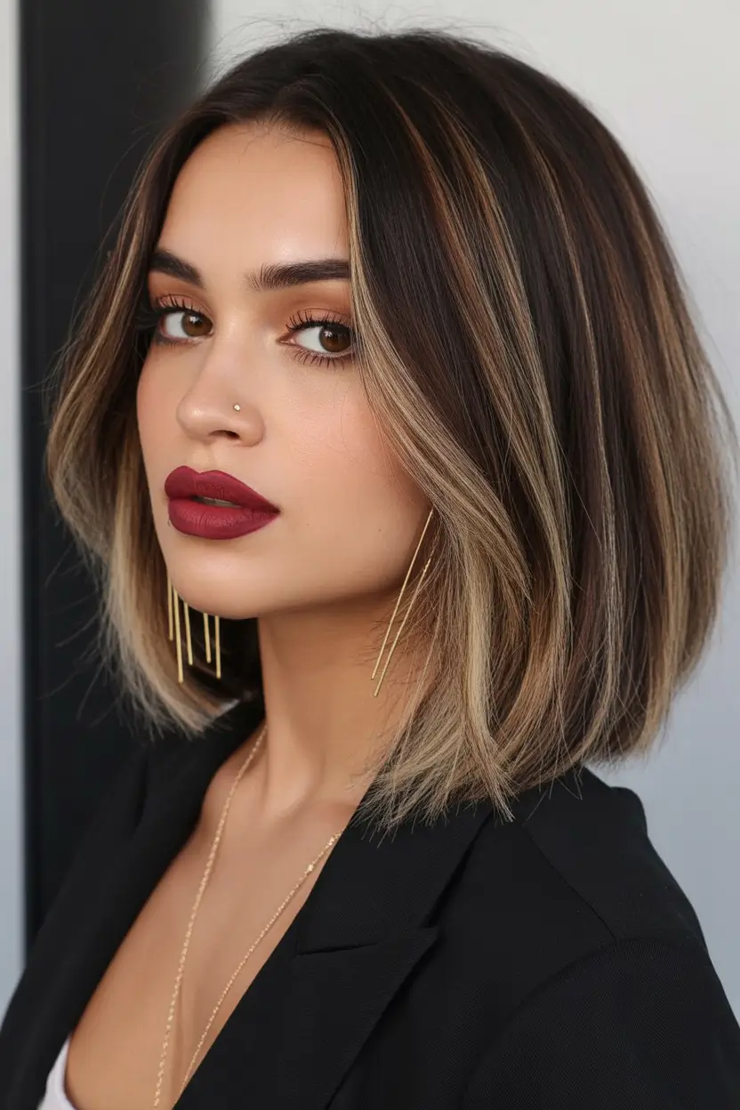 Best bob haircuts 2026 Modern Blended Medium Bob