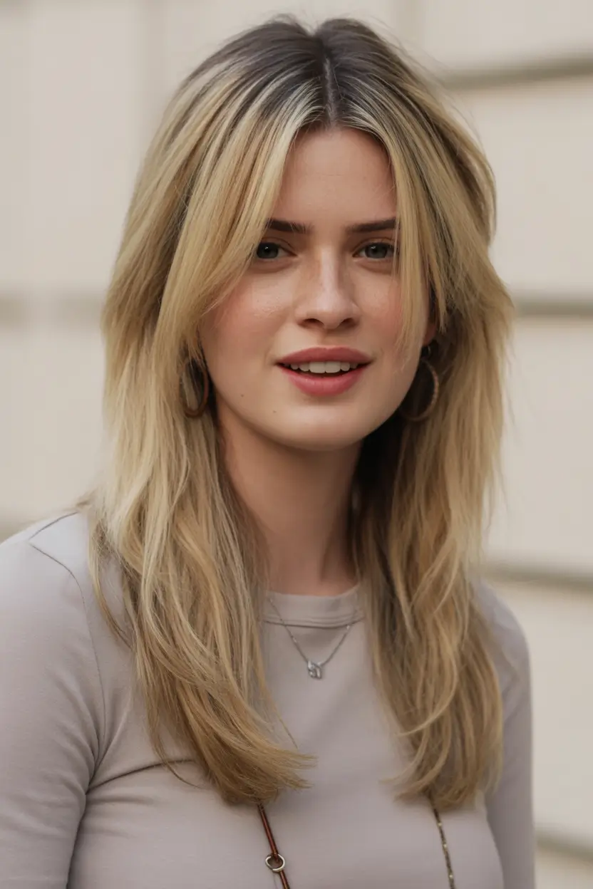 Best haircuts for long hair 2026 Soft Blonde Layers With Natural Texture