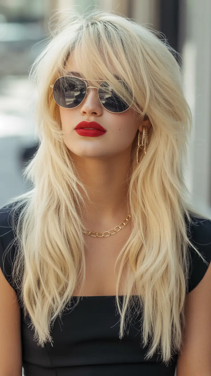 Best haircuts for long hair 2026 Long Butterfly Layers With Windswept Blonde Movement