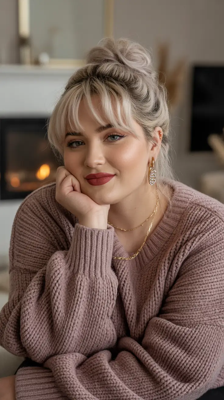 best haircuts for plus size women 2026 shoulder length straight with subtle gloss finish