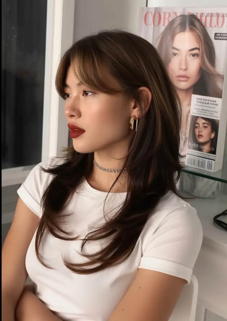 haircuts for thin fine hair Face Framing Long Layers With Soft Texture