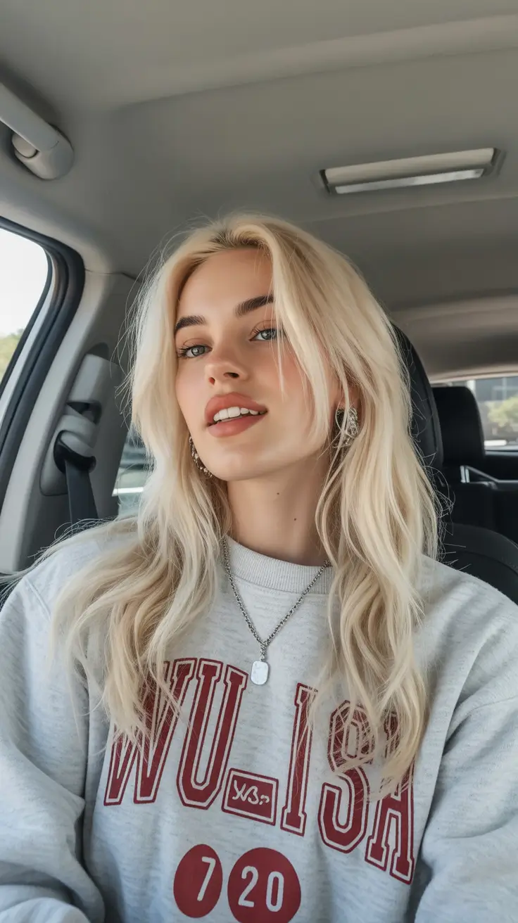 haircuts for thin fine hair Soft Blonde Waves With Easy Movement