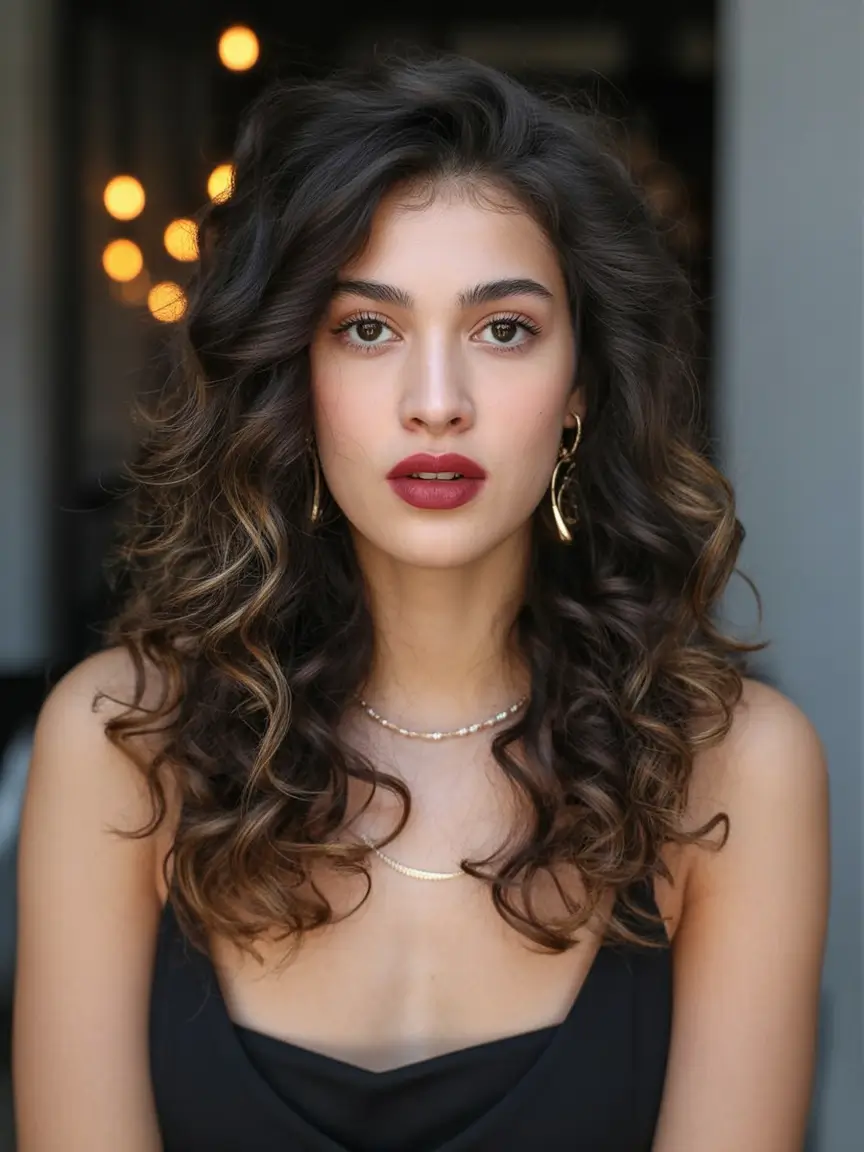 Best haircuts for wavy hair 2026 Defined Spring Curls With Elegant Layering