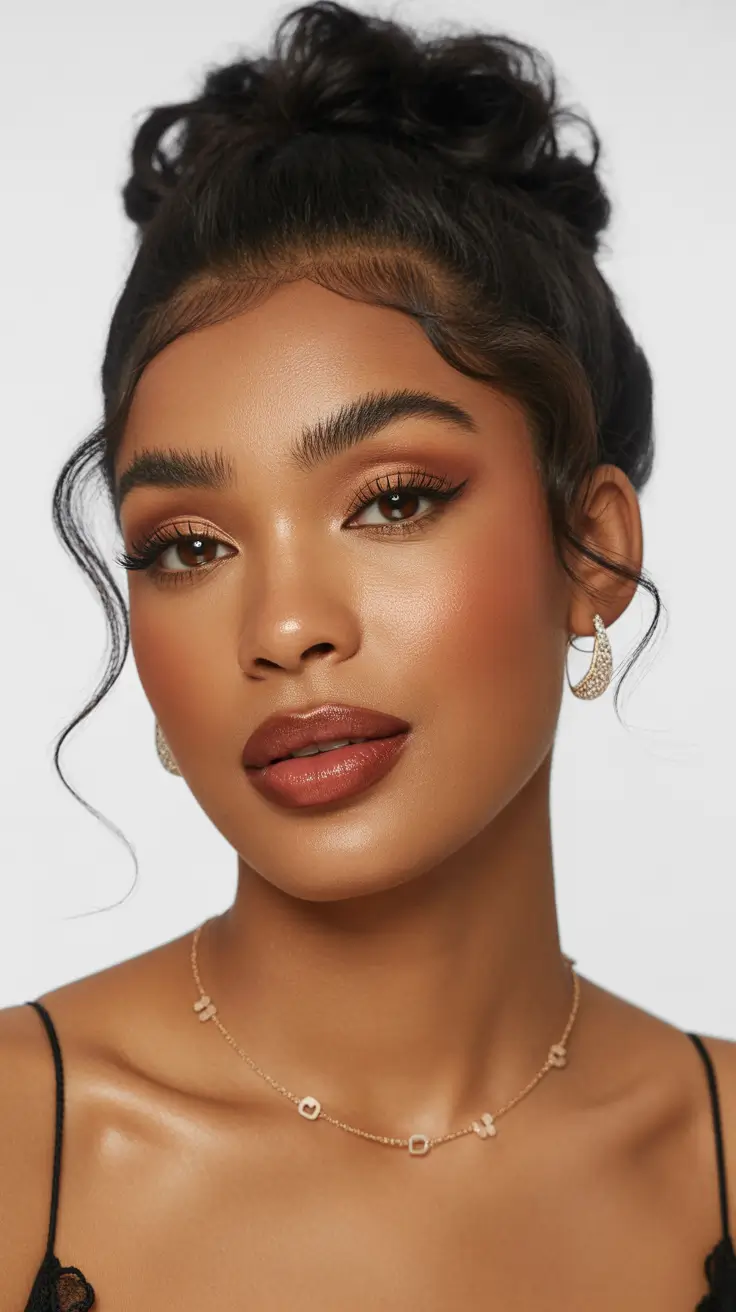 Best hairstyles for long hair 2026 Soft Updo With Face Framing Tendrils