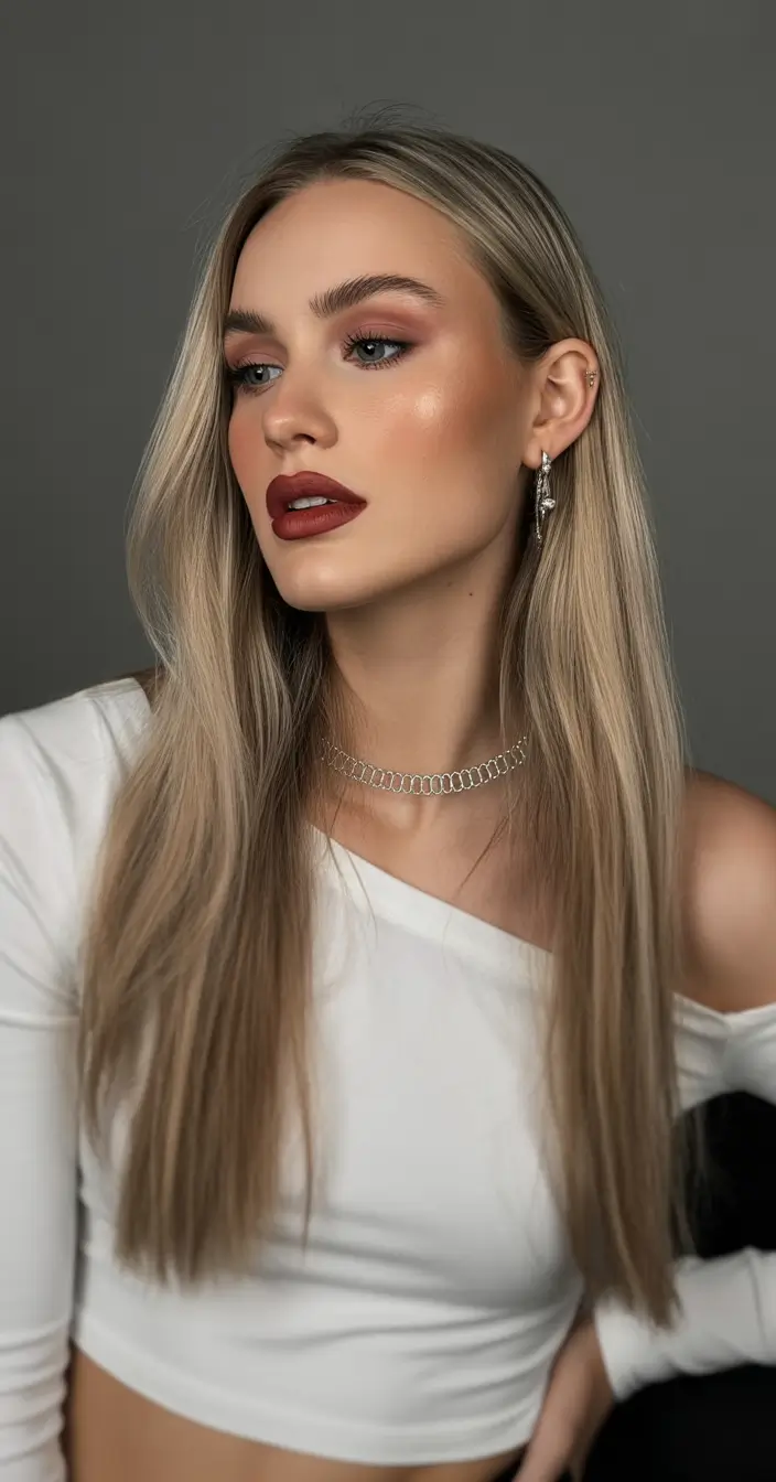 Best hairstyles for long hair 2026 Sleek Straight Length With Minimal Layers