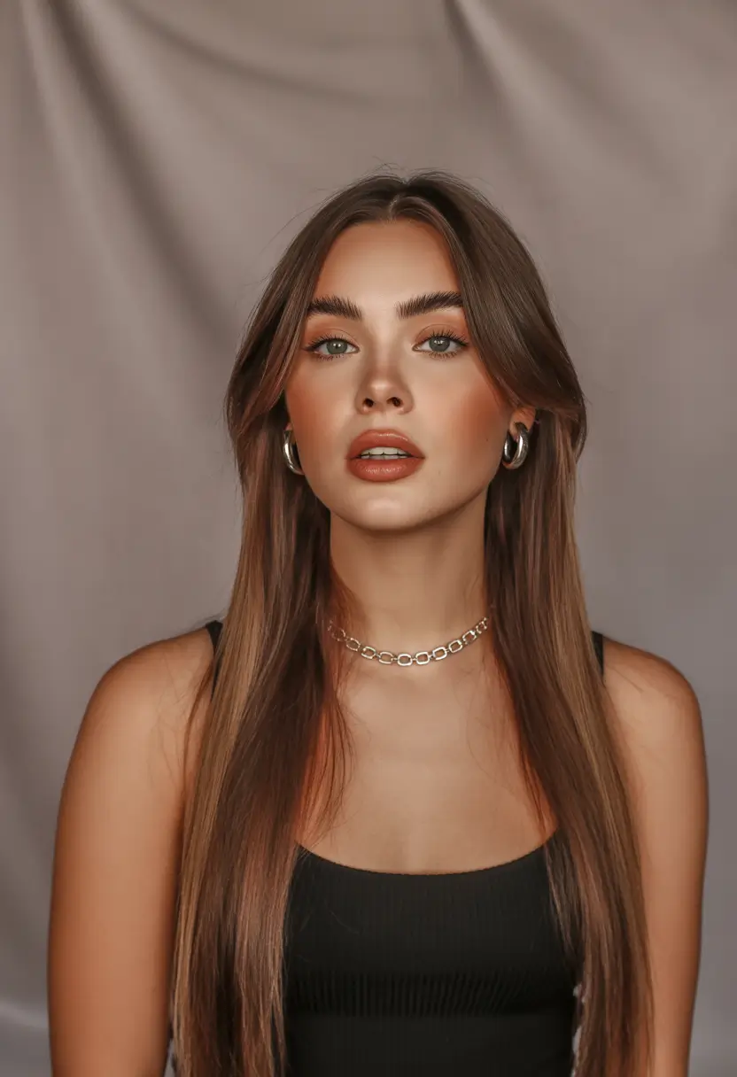 Best side part hairstyles 2026 Modern Side Part With Long Face Framing Layers