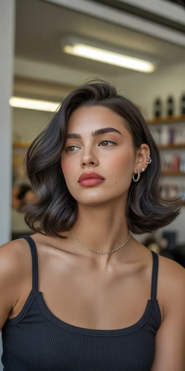 Best side part hairstyles 2026 Soft Side Part Bob With Natural Volume