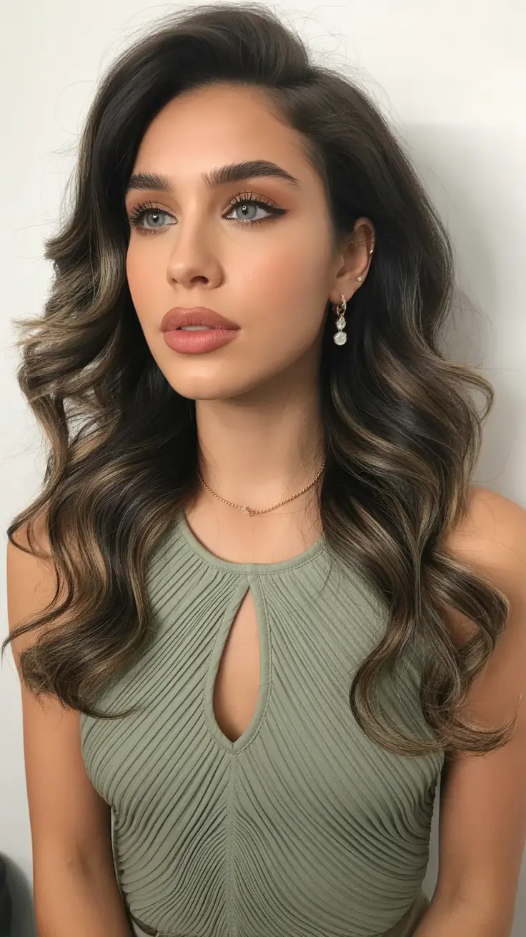 Best side part hairstyles 2026 Deep Side Part With Glamorous Defined Waves