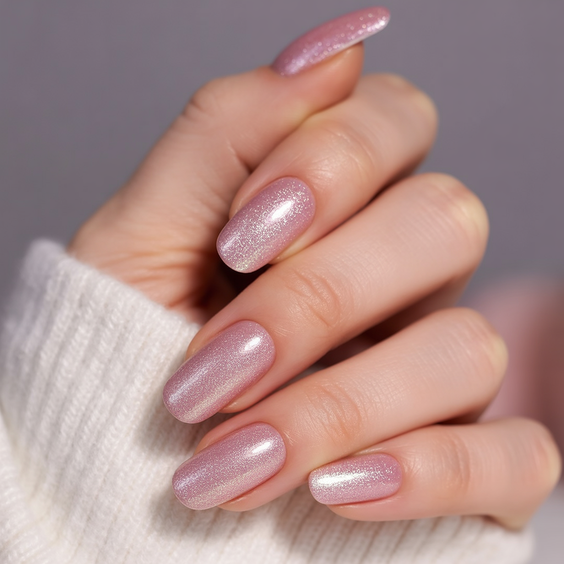 cat eye nails ideas 2026 Pink Magnetic Polish