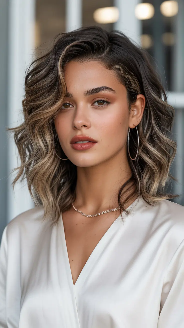 Chic bob hairstyles 2026 Textured Black Bob With Side Volume