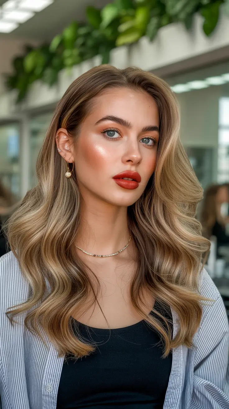 Chic medium length hairstyles 2026 Effortless office ready waves with natural dimension