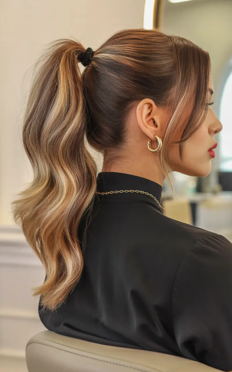 Chic ponytail hairstyles 2026 Sleek High Ponytail With Clean Lines