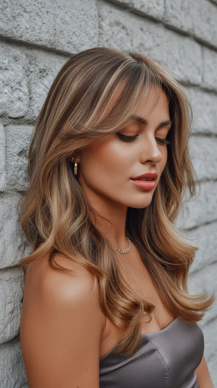 Cute hairstyle inspiration 2026 Feathered Layers With Soft Curtain Bangs