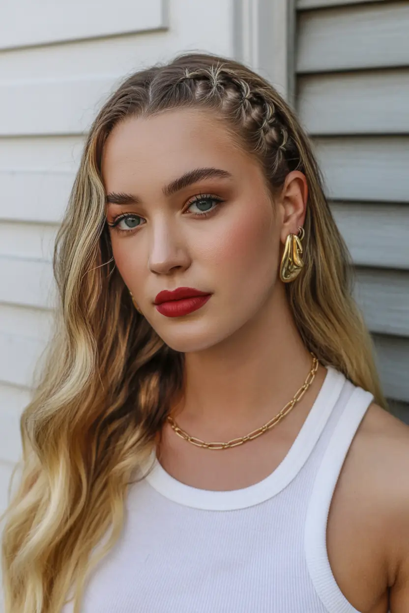 braids hairstyle High Pony With Box Braid Precision