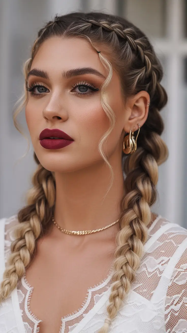 braids hairstyle Big Twist Pony With Sleek Definition
