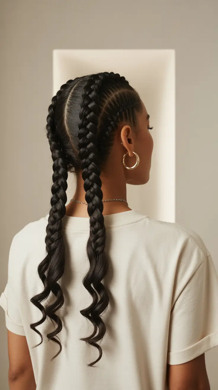 Quick hairstyles for women 2026 Clean Cornrow Length With Soft Movement