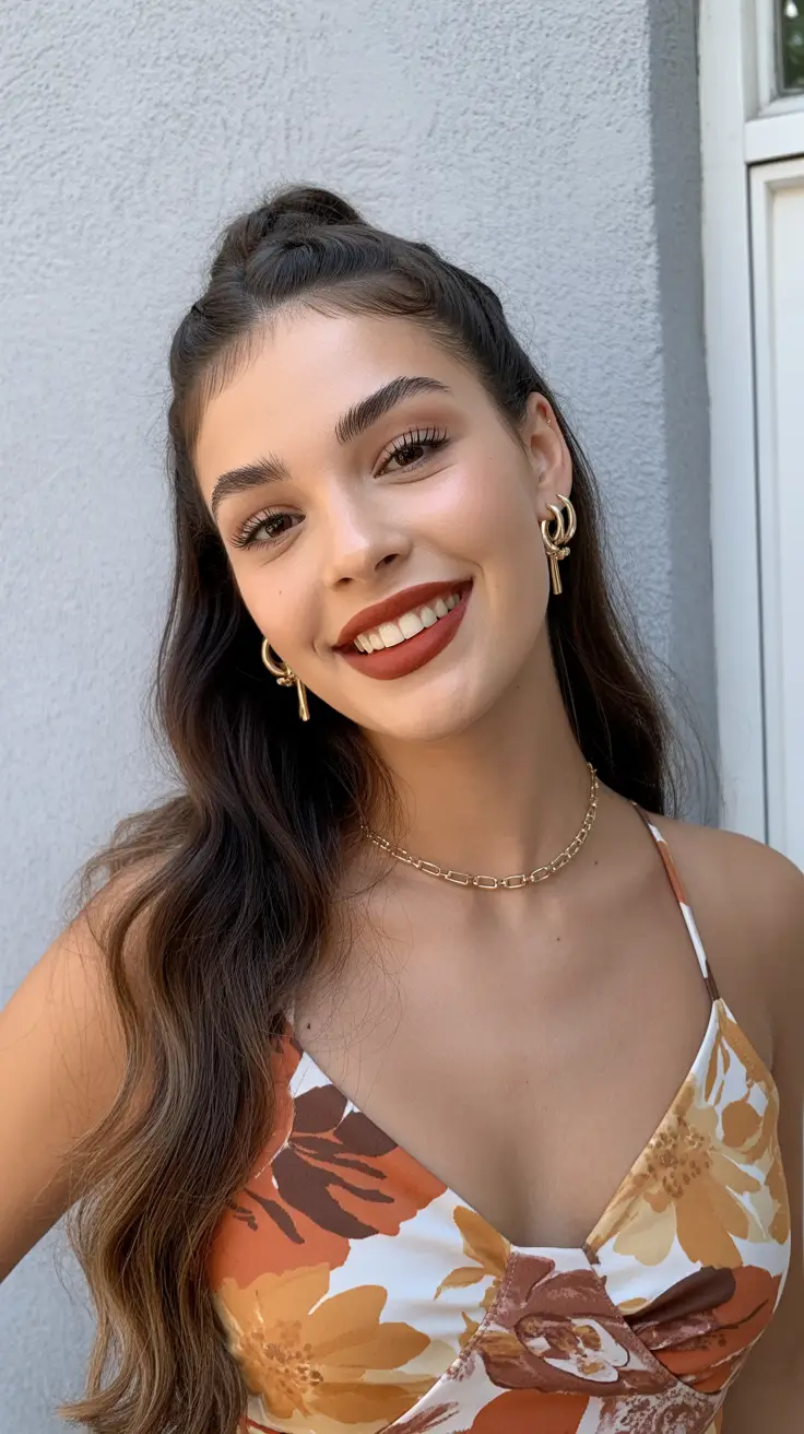 Quick hairstyles for women 2026 Half Up Mini Lift For Everyday Confidence