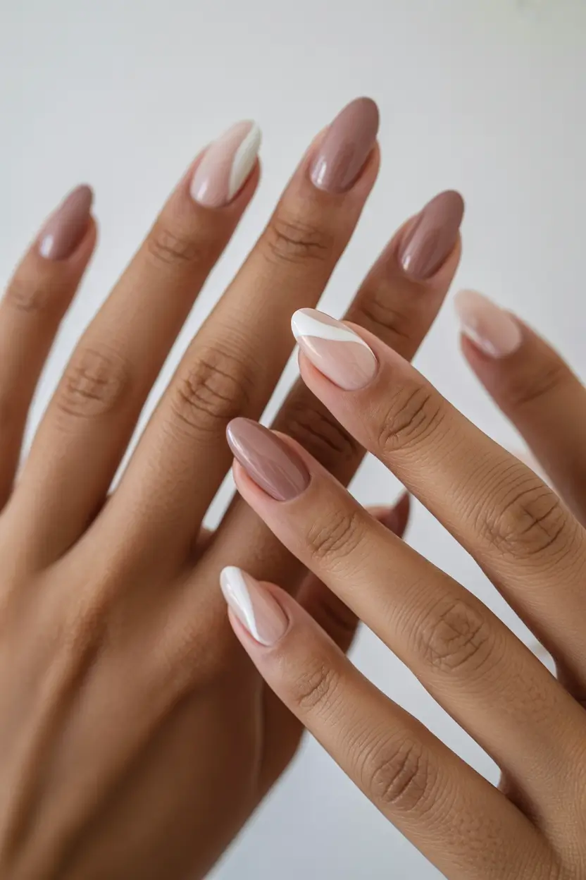 simple nails trend 2026 Neutral Minimalism With a Modern Twist